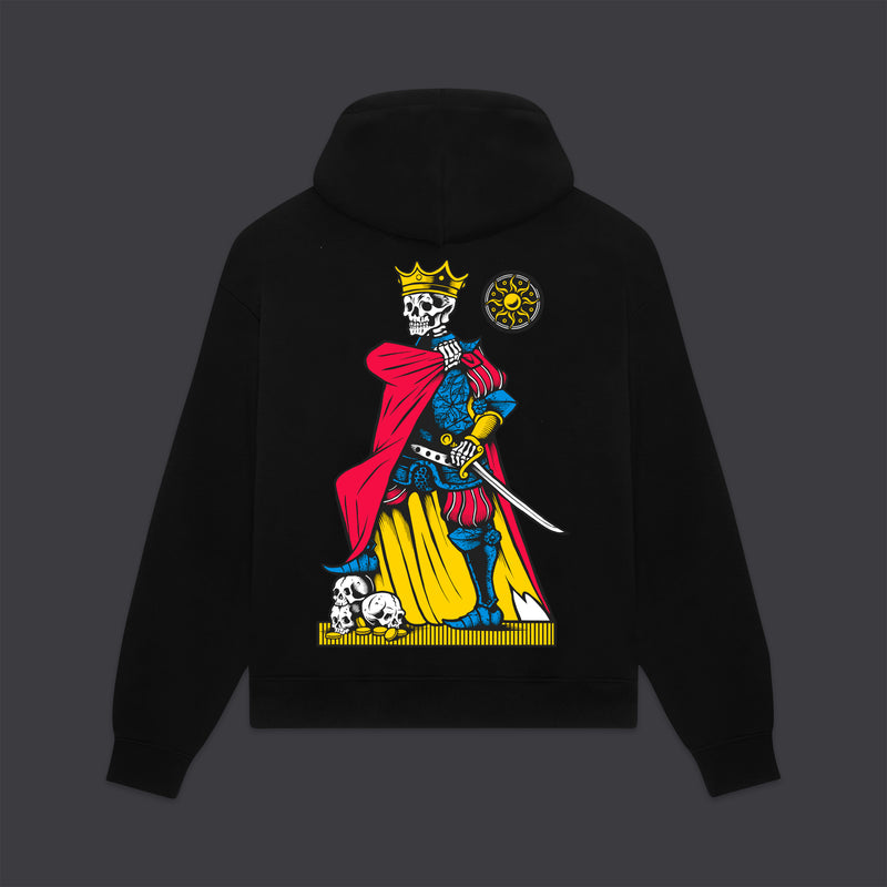 Re di Denari - Napoletane Hoodie Black