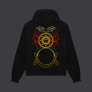Asso di Denari - Outline Hoodie Black