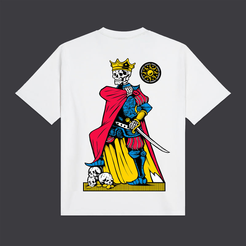 Re di Denari - Napoletane Tee White