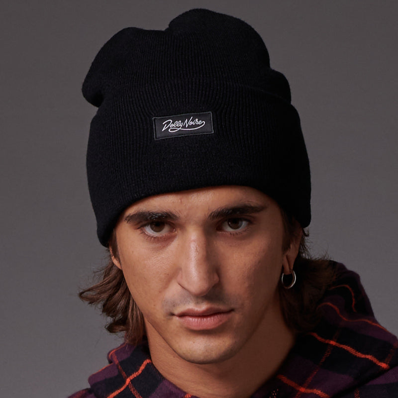 Dolly Noire Label Beanie Black