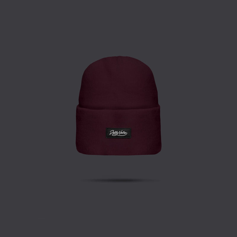 Dolly Noire Label Beanie Bordeaux
