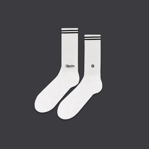 Logo Socks White