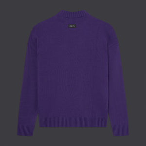 Druid Skull Sweater Purple Dust