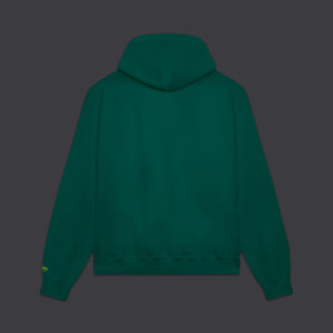 3D hexagon Hoodie Forest Green