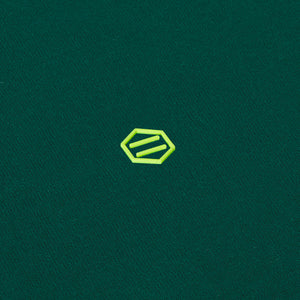3D hexagon Hoodie Forest Green