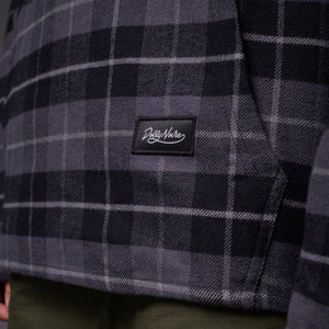 Tartan Hoodie Black