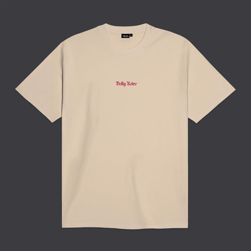 Dragon Scroll Tee Beige