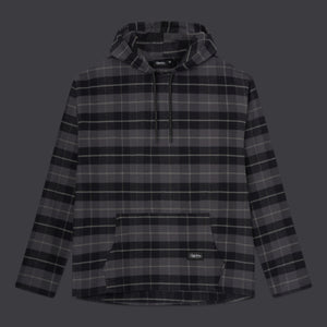 Tartan Hoodie Black