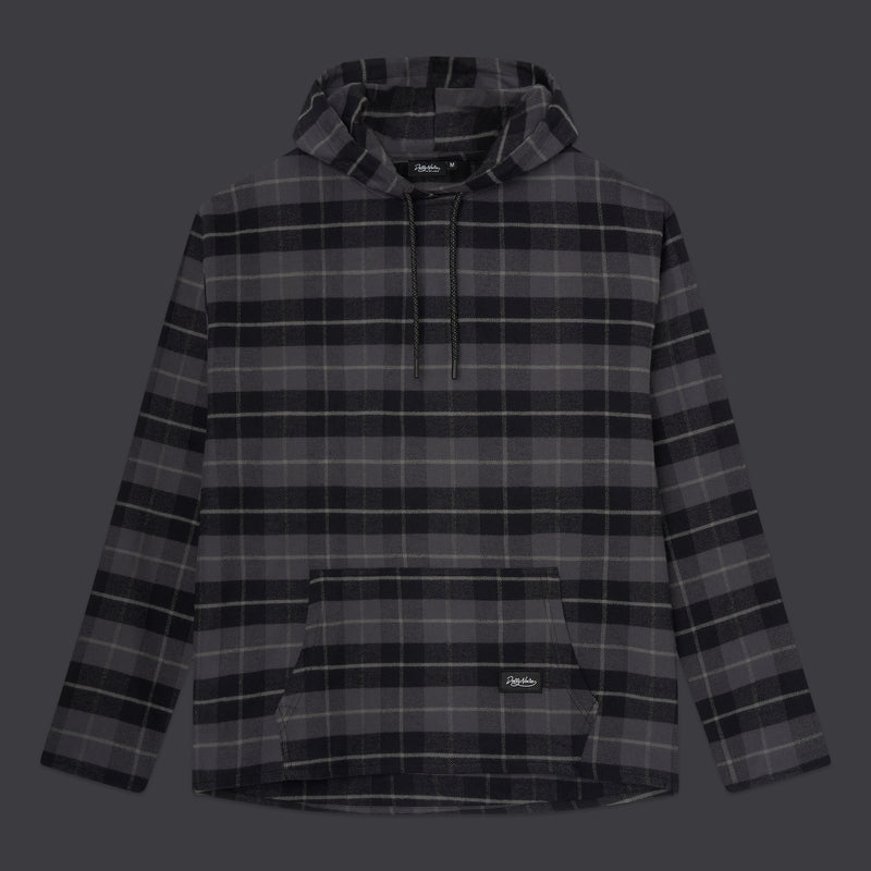 Tartan Hoodie Black