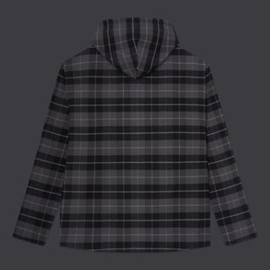 Tartan Hoodie Black