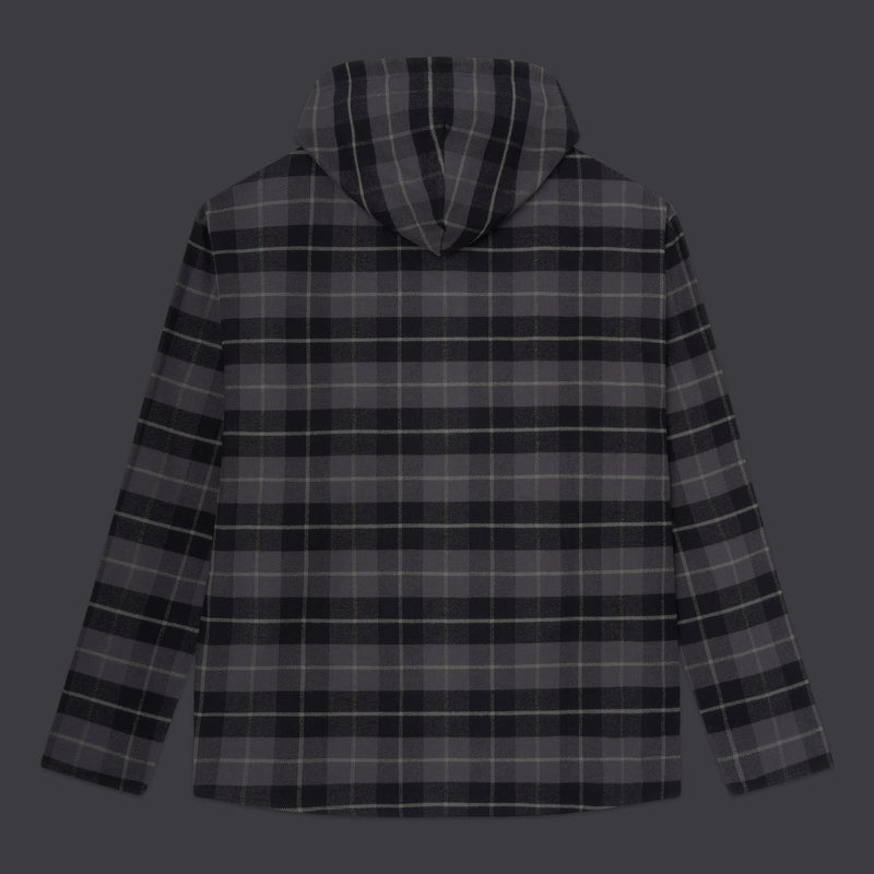 Tartan Hoodie Black