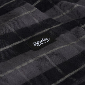 Tartan Hoodie Black