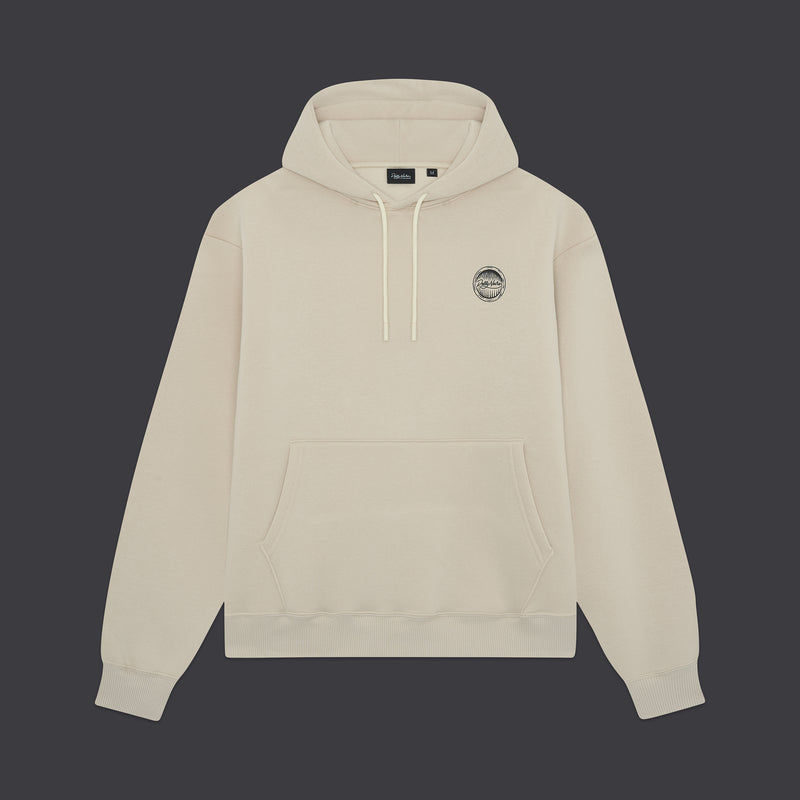 Three Ravens Hoodie Beige