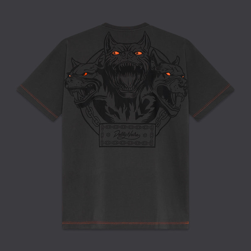 Cerberus Over Kimono Tee Grey