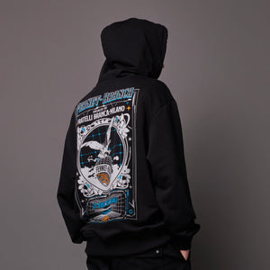 Sci-fi Eagle Poster Hoodie Black