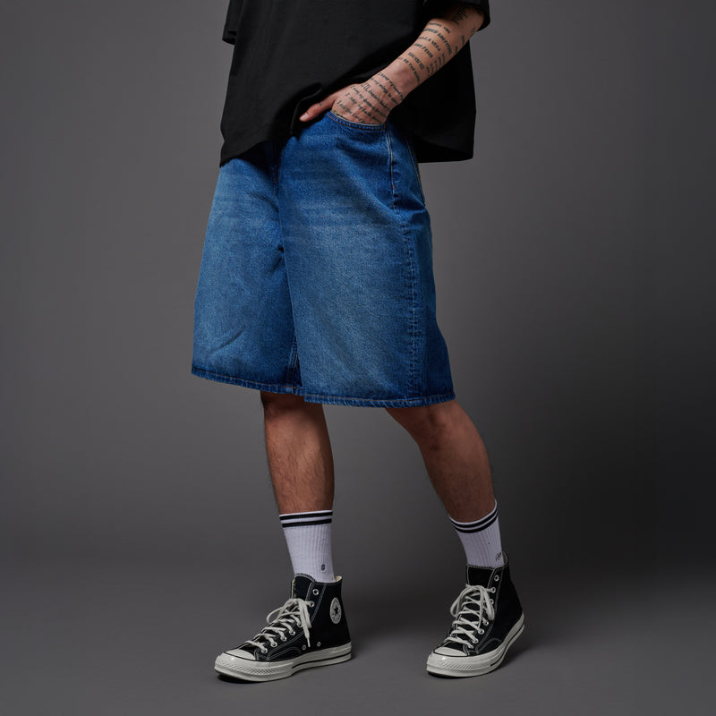 Baggy Shorts Light Indigo