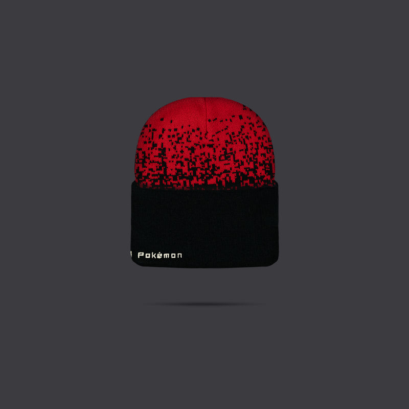 Pixel Pokéball Label Beanie