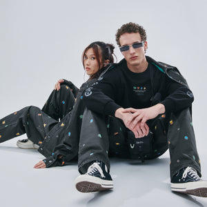 Starter Pattern Loose Jacket