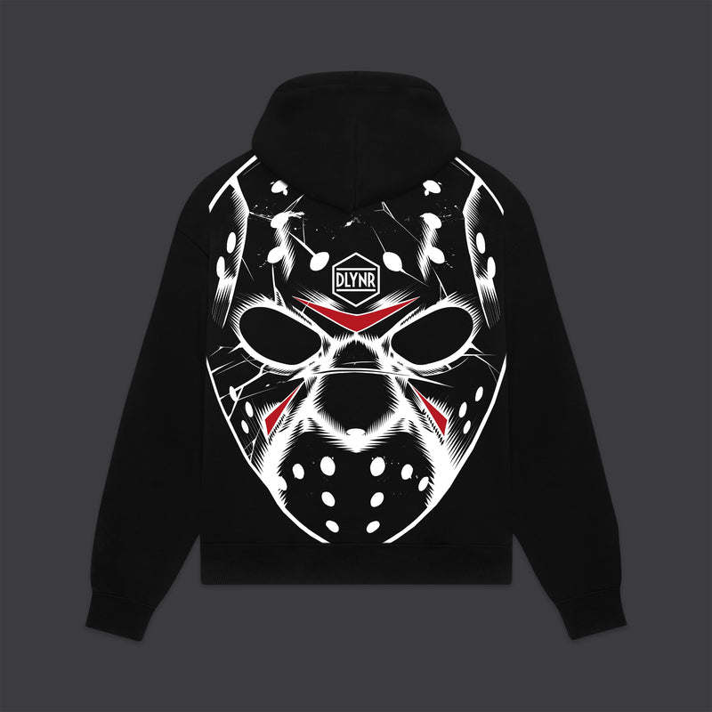 Hockey Mask Hoodie Black