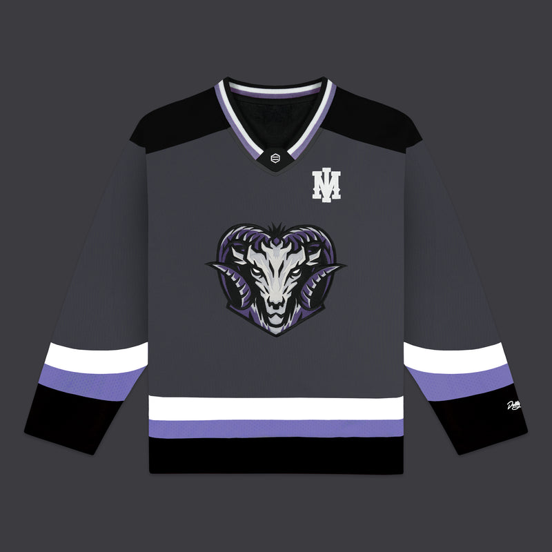 GOAT Hockey Crewneck Grey