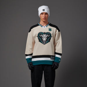 GOAT Hockey Crewneck Beige