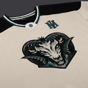 GOAT Hockey Crewneck Beige