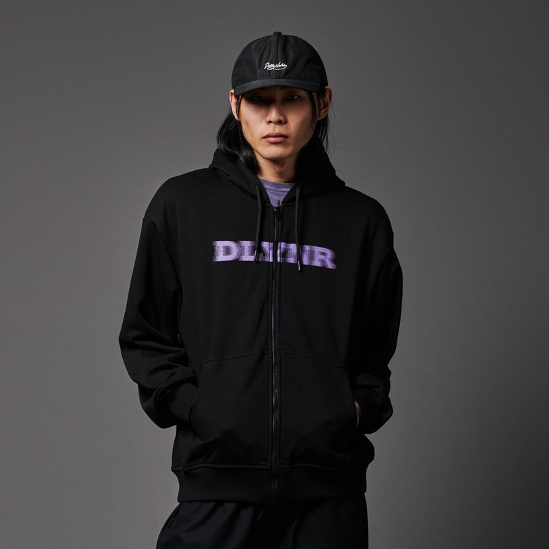 Cracked DLYNR Zip Hoodie Black