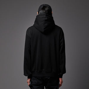 Cracked DLYNR Zip Hoodie Black