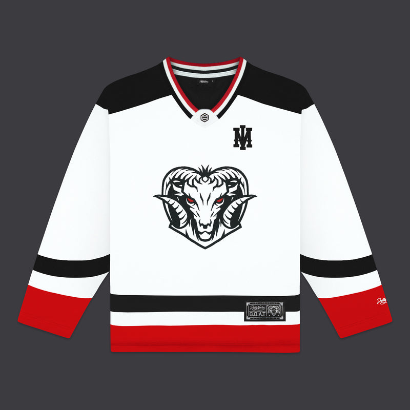 GOAT Hockey Tee White