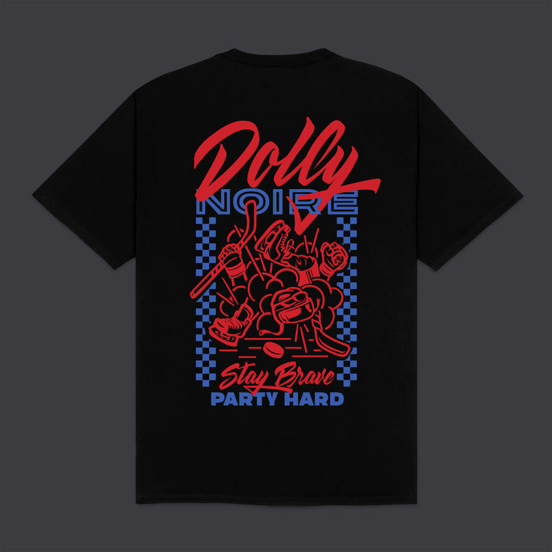 Dolly Noire Party Hard Tee Black