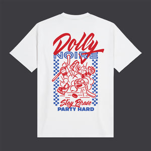 Dolly Noire Party Hard Tee White