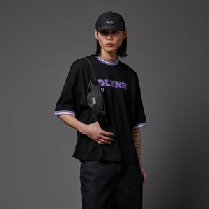 Cracked DLYNR Over Tee Black