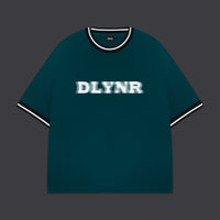Cracked DLYNR Over Tee Teal