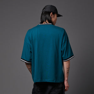 Cracked DLYNR Over Tee Teal