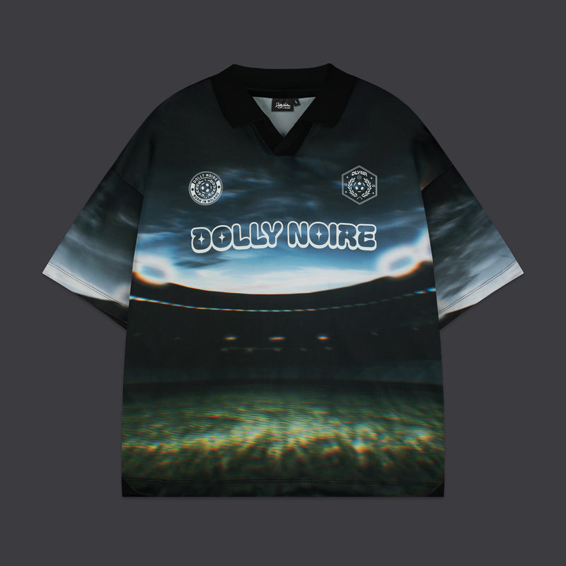 Blurred Field Over Polo Tee