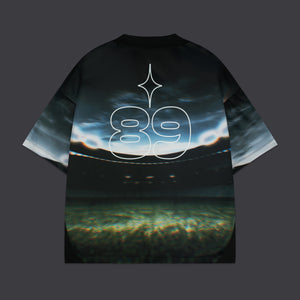 Blurred Field Over Polo Tee