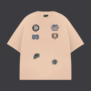 Sport Club Over Tee Sand Beige