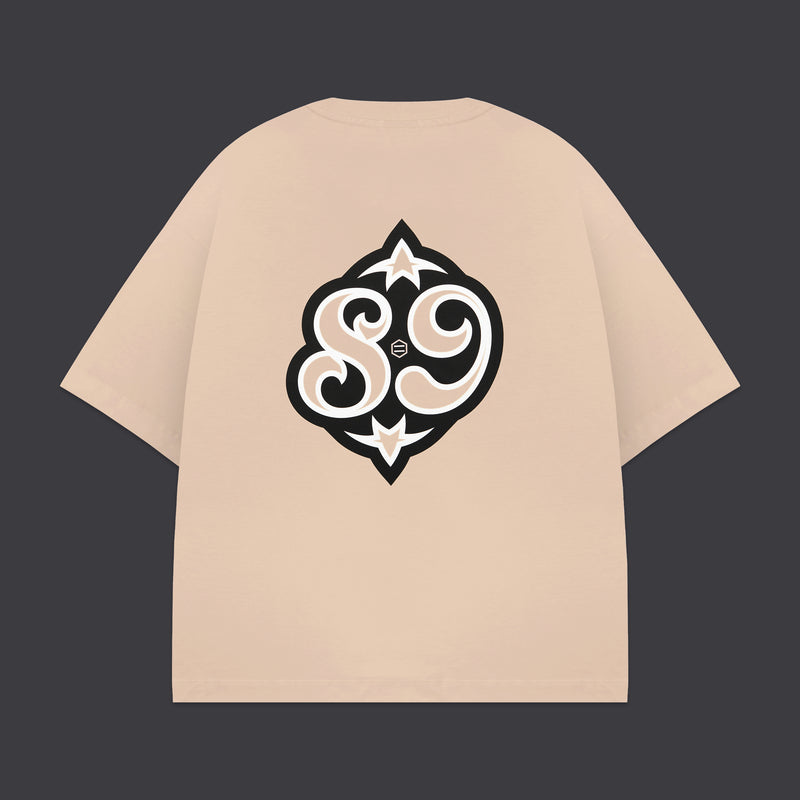 Sport Club Over Tee Sand Beige