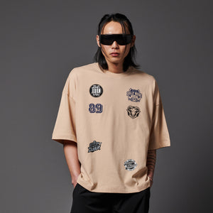 Sport Club Over Tee Sand Beige