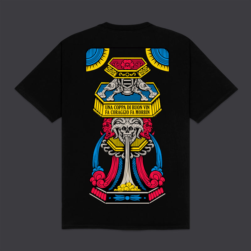 Asso di Coppe - Triestine Tee Black