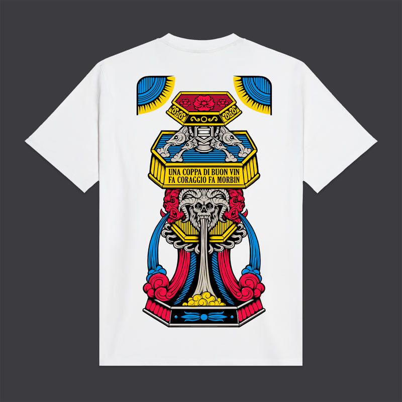 Asso di Coppe - Triestine Tee White