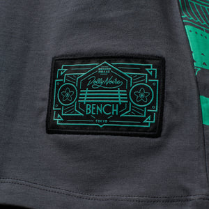 BENCH Tokyo Over Kimono Tee Dark Grey