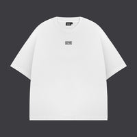 3D Box Logo Over Tee White