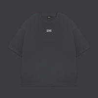 3D Box Logo Over Tee Dark Grey