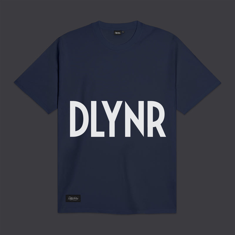 DLYNR Box Logo Tee Navy