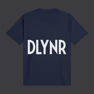 DLYNR Box Logo Tee Navy