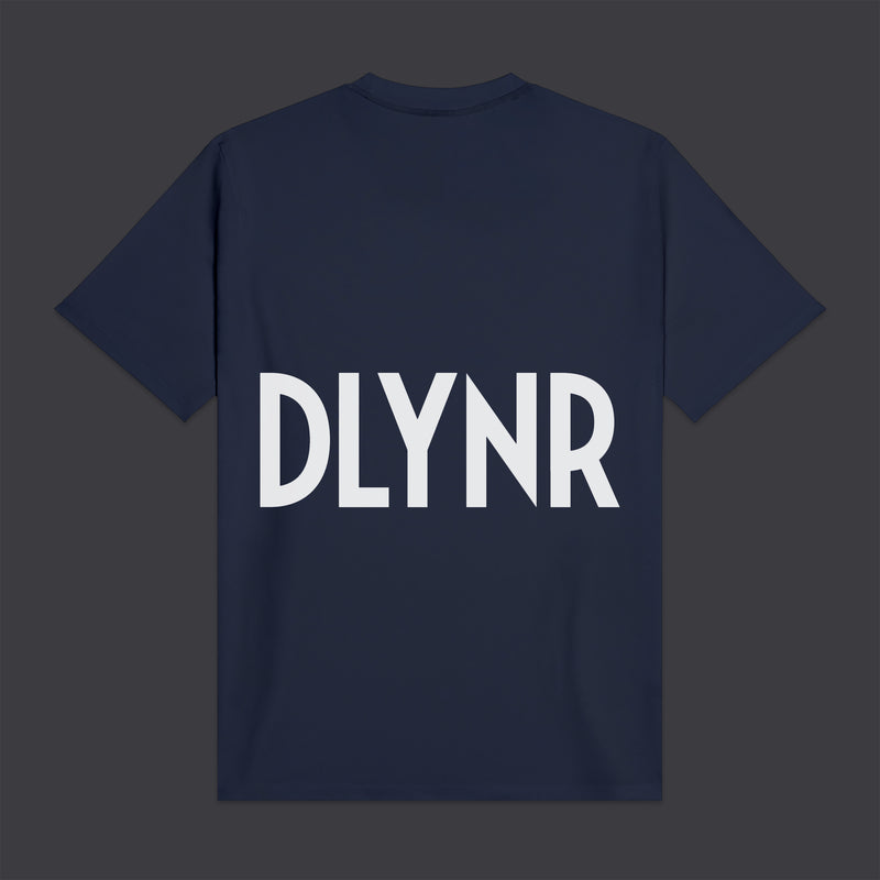 DLYNR Box Logo Tee Navy