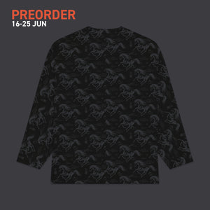 BLUR Horses Kimono