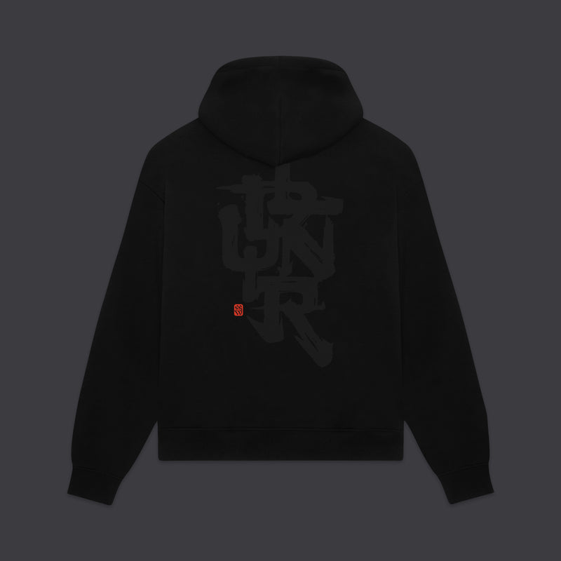 DLYNR Brushstroke Hoodie Black