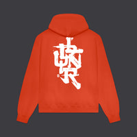 DLYNR Brushstroke Hoodie Bright Red